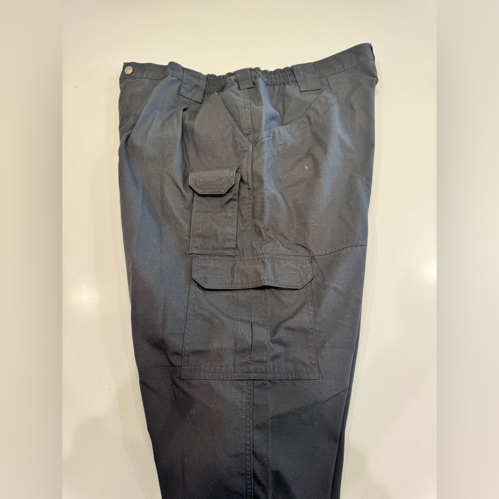 5.11 Tactical Taclite Pro Pants Men's 44x32(42) Black Ripstop Cargo Outdoor - Picture 4 of 11